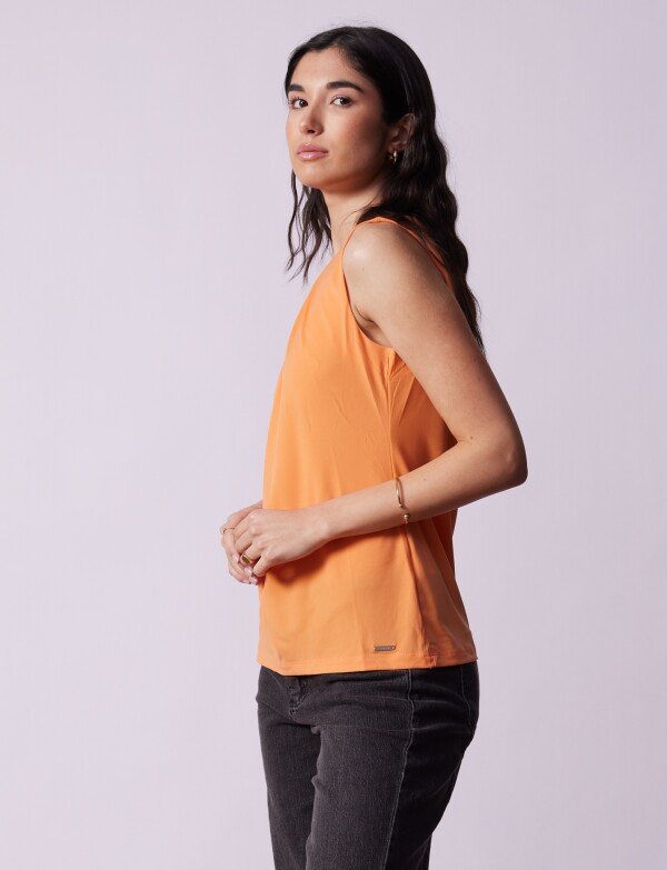 Blusa Pinzas ANARANJADO