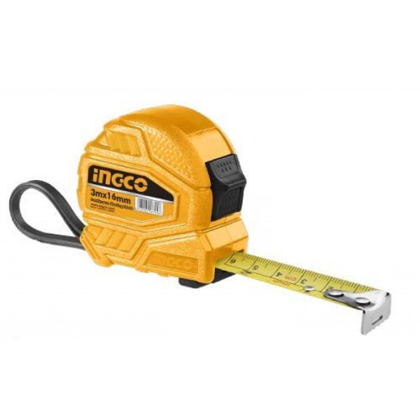 CINTA METRICA 3MT X 16MM PULGADAS Y MILIMETROS INGCO HSMT26316 CINTA METRICA 3MT X 16MM PULGADAS Y MILIMETROS INGCO HSMT26316