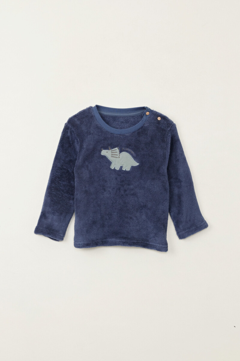 Set pijama polar Azul