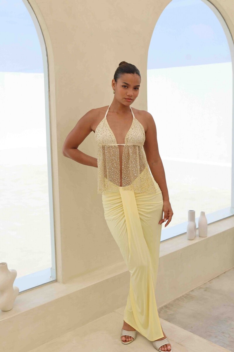 FALDA MIA AMARILLO