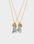 Collares para compartir Animalito Set De Collares Para Compartir Bff - Dorado