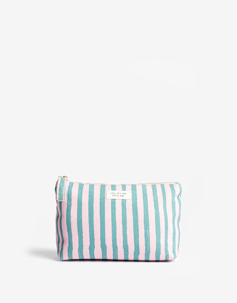 Porta Cosméticos Portacosméticos De Material Reciclado - Estampado Rayas