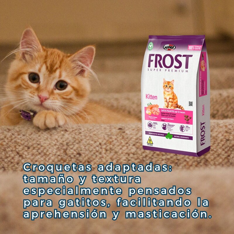 FROST KITTEN SUPER PREMIUM ALIMENTO GATITOS BOLSA 7,5KG FROST KITTEN SUPER PREMIUM ALIMENTO GATITOS BOLSA 7,5KG