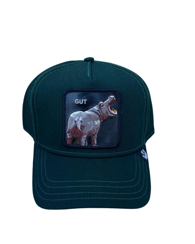 Gorra Goorin Bros Trucker Baseball - The Hippo Gut Verde