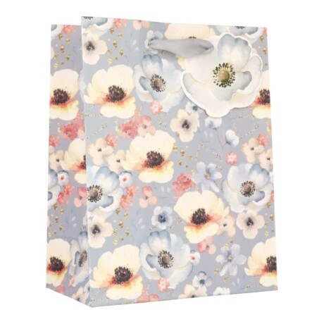 Bolsa Top Chica Flores Amarillas y Celestes