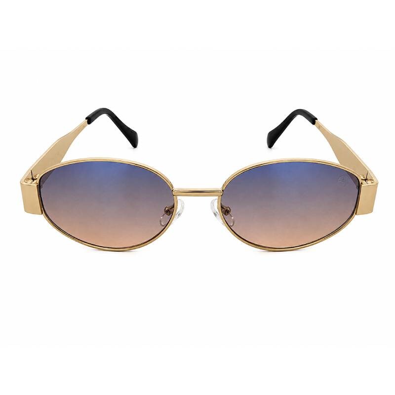 Lentes de Sol Chilli Beans Argel Dorado - Azul