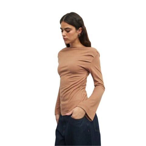 REMERA MINCY XS-XL CARAMELO