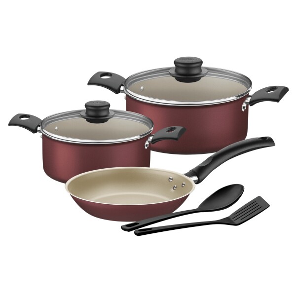 JUEGO BATERIA TURIM 7 PZAS BORDEAUX - 20298/779 JUEGO BATERIA TURIM 7 PZAS BORDEAUX - 20298/779