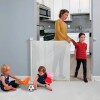 Puerta Flexible Lumax con Malla Retráctil de Seguridad Blanco