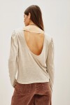 Remera Ginna Beige Melange
