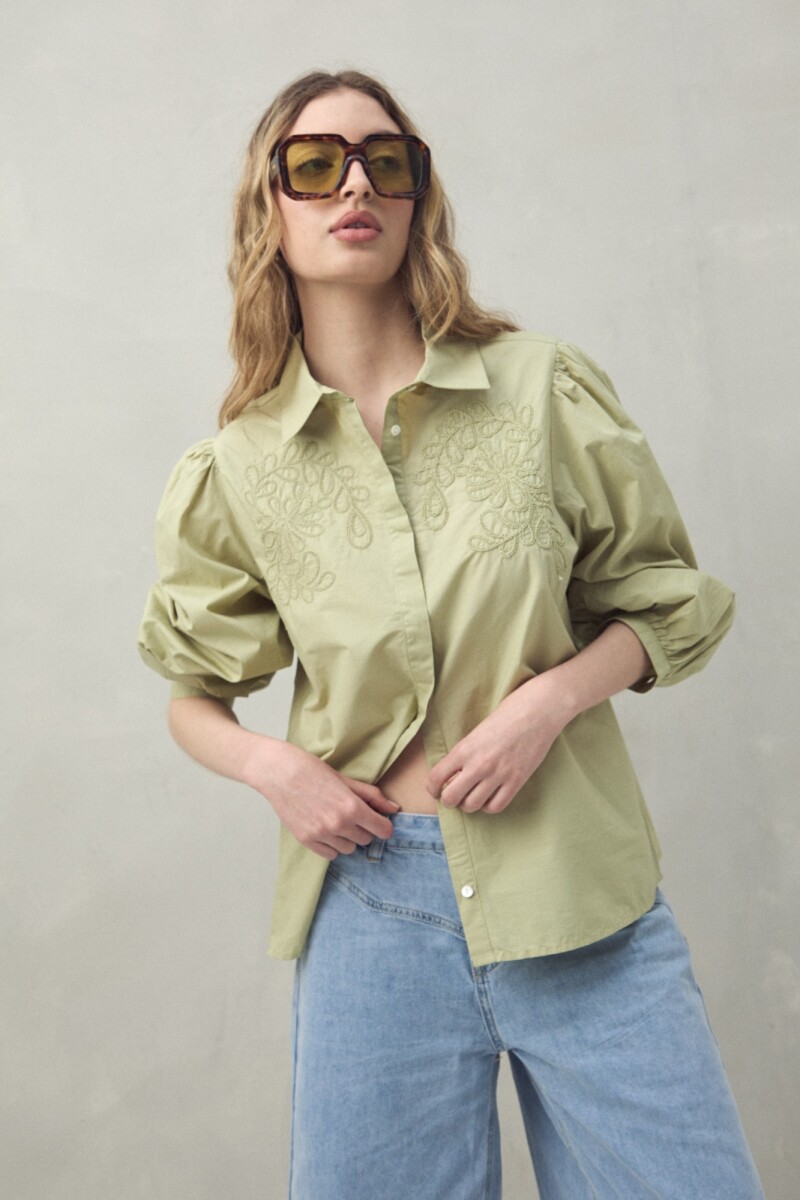 CAMISA CORDEL Verde Oliva