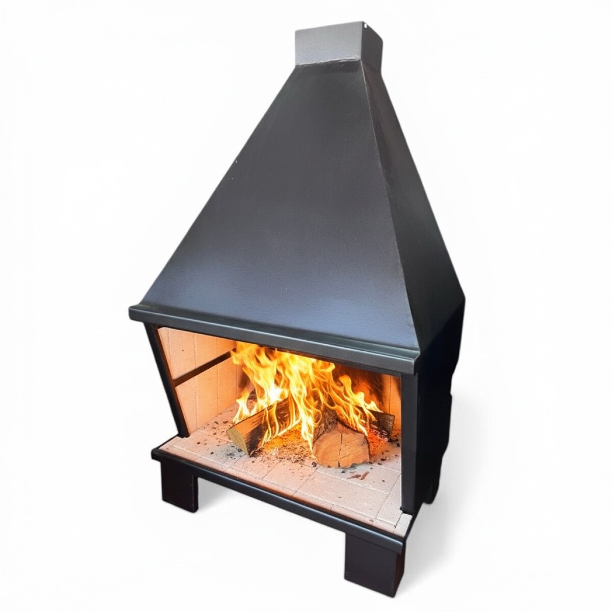 Estufa Metálica Frontal 70 x 50 cm 