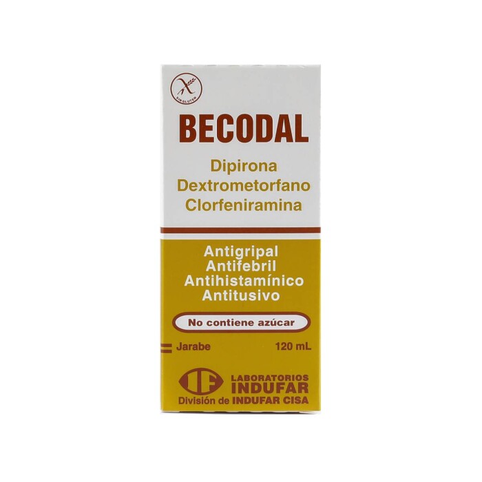BECODAL JARABE FRASCO X 120 ML. única