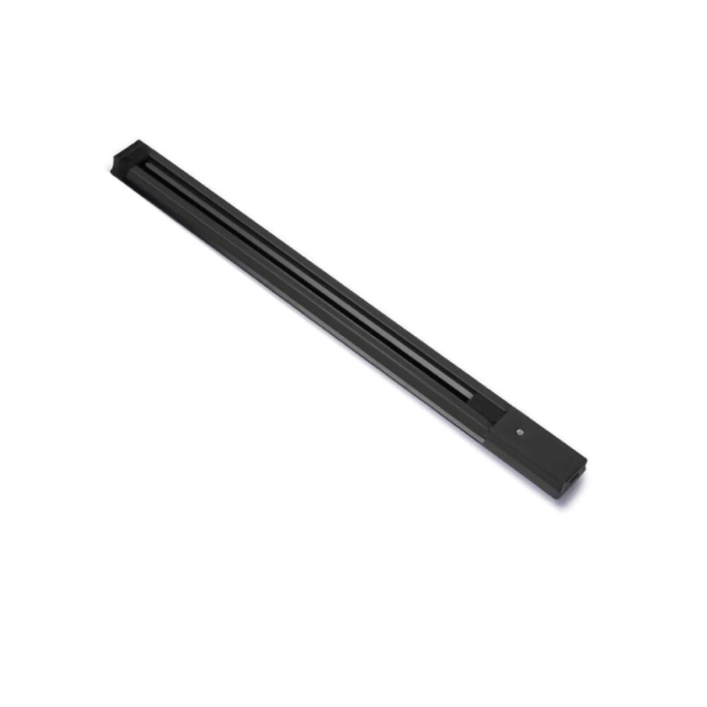 Riel Aluminio Para Luminaria 1.00m Negro