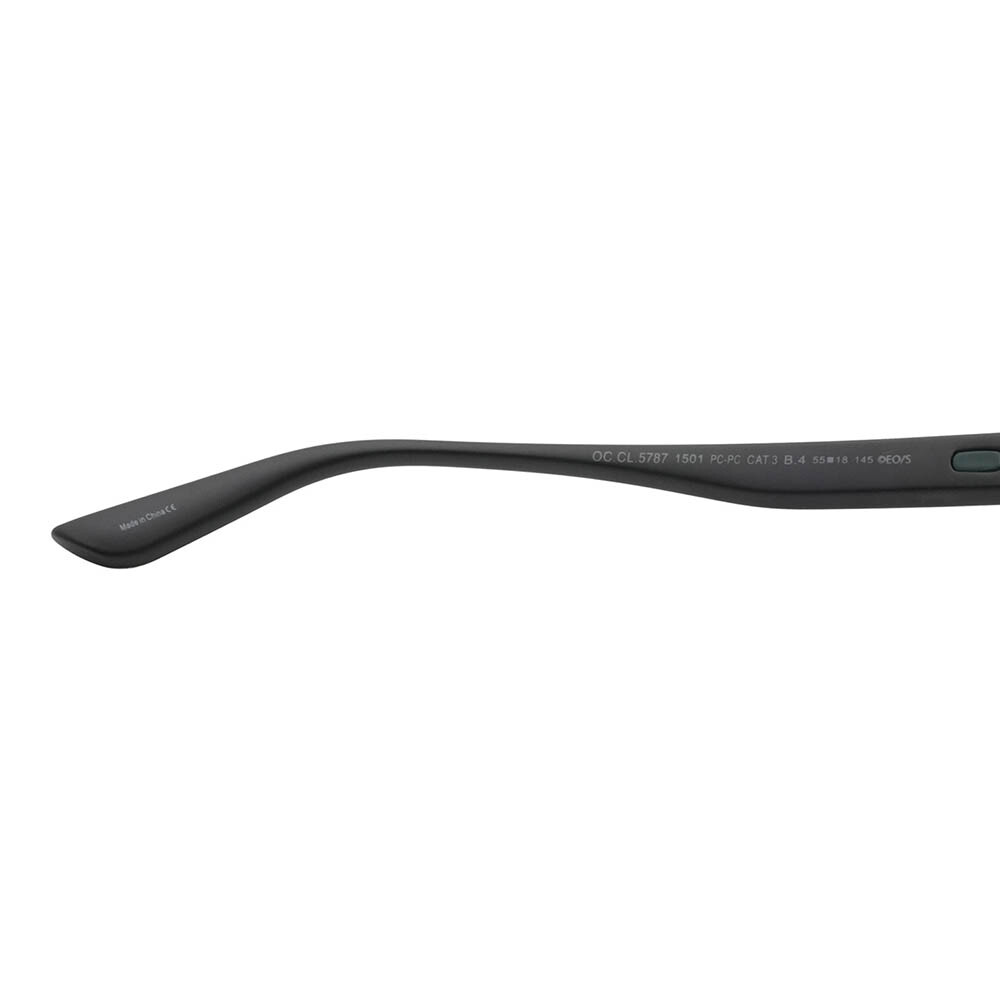 Lentes De Sol One Piece Bossa Nova De Policarbonato Verde/Negro