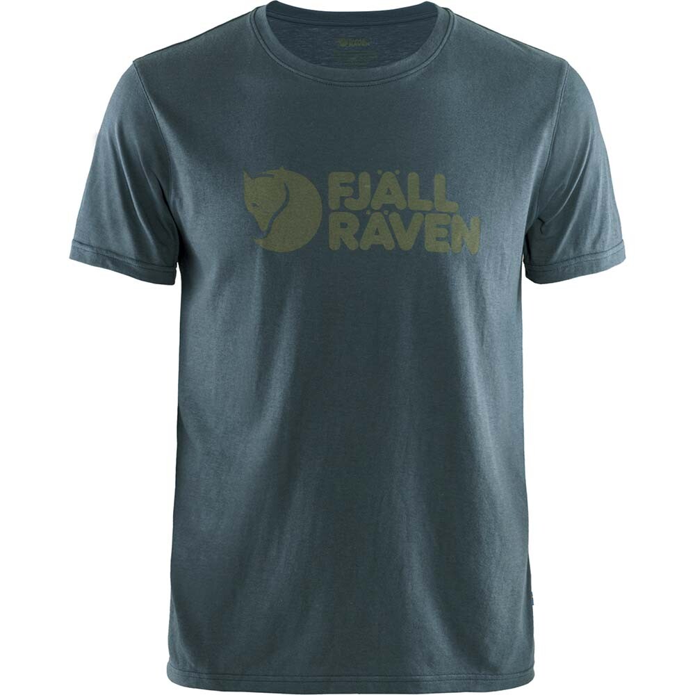 Polo Fjallraven Logo Hombre Navy