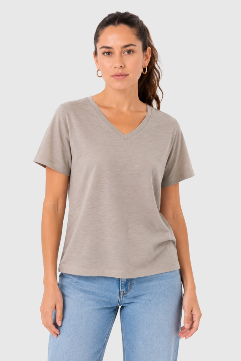 Remera Blumi - Cemento 