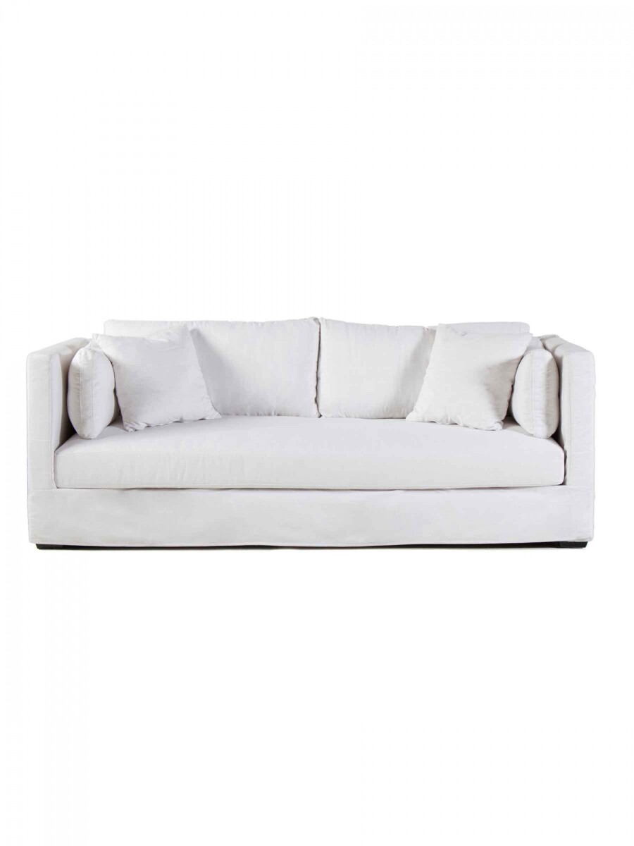 LESTAT - SOFA LESTAT 3,5 PLAZAS TELA HL BLANCO 236X96X84H CM 