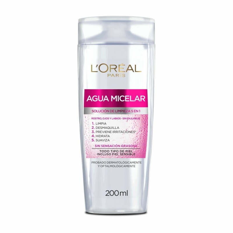Agua Micelar Limpieza 5 en 1 L'Oréal 200ml Agua Micelar Limpieza 5 en 1 L'Oréal 200ml