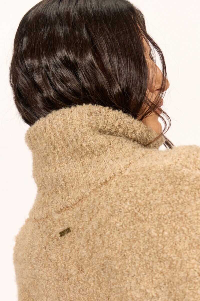 SWEATER SOL ZIPPY SWEATER 6-beige