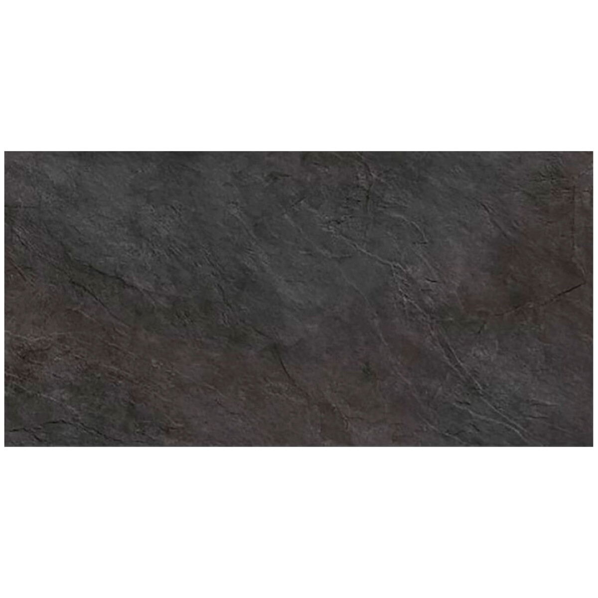 PORCELANATO DE PISO Y PARED DE 60X120 ARDOSIA NATURAL NEGRA 