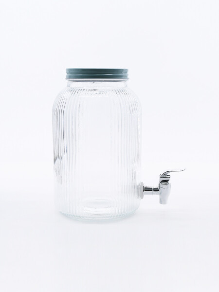 DISPENSADOR BEBIDA CON CANILLA OSLO TRANSPARENTE