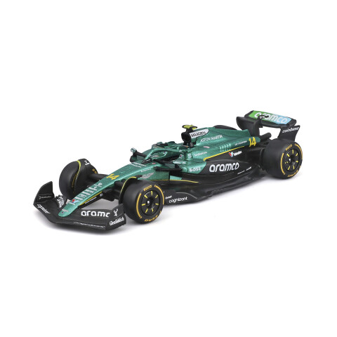 Bburago Formula 1 Aston Martin Aramco Escala 1:43 Fernando Alonso