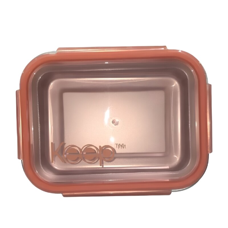 Vianda Metálico Para Microondas 1300 Ml Coral