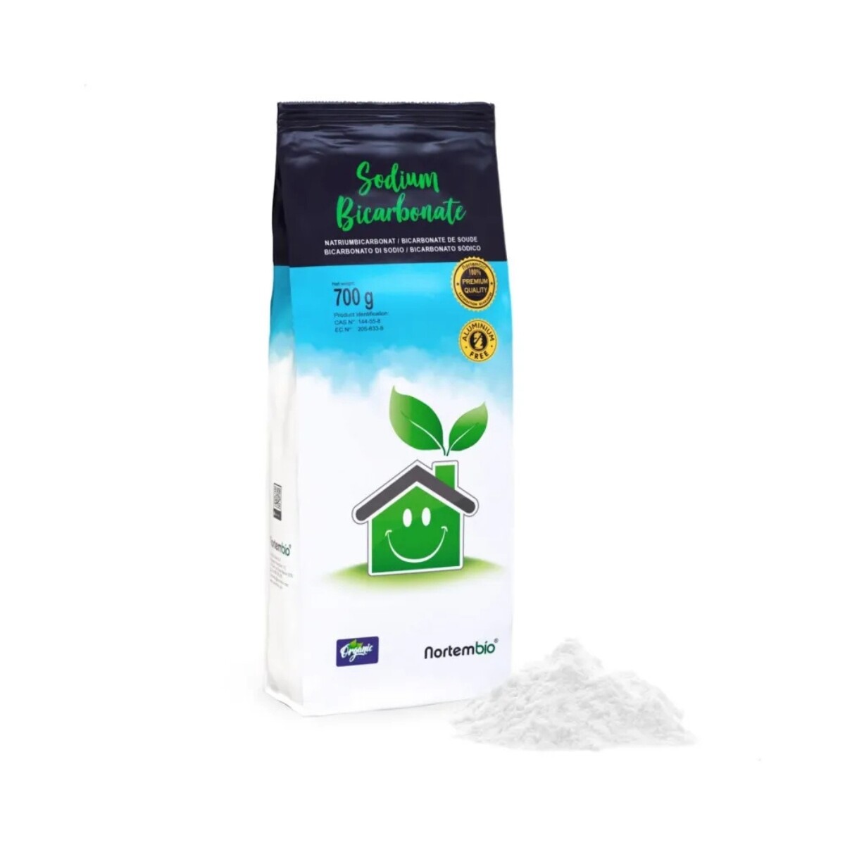Bicarbonato de Sodio ecologico Nortembio 700 G 