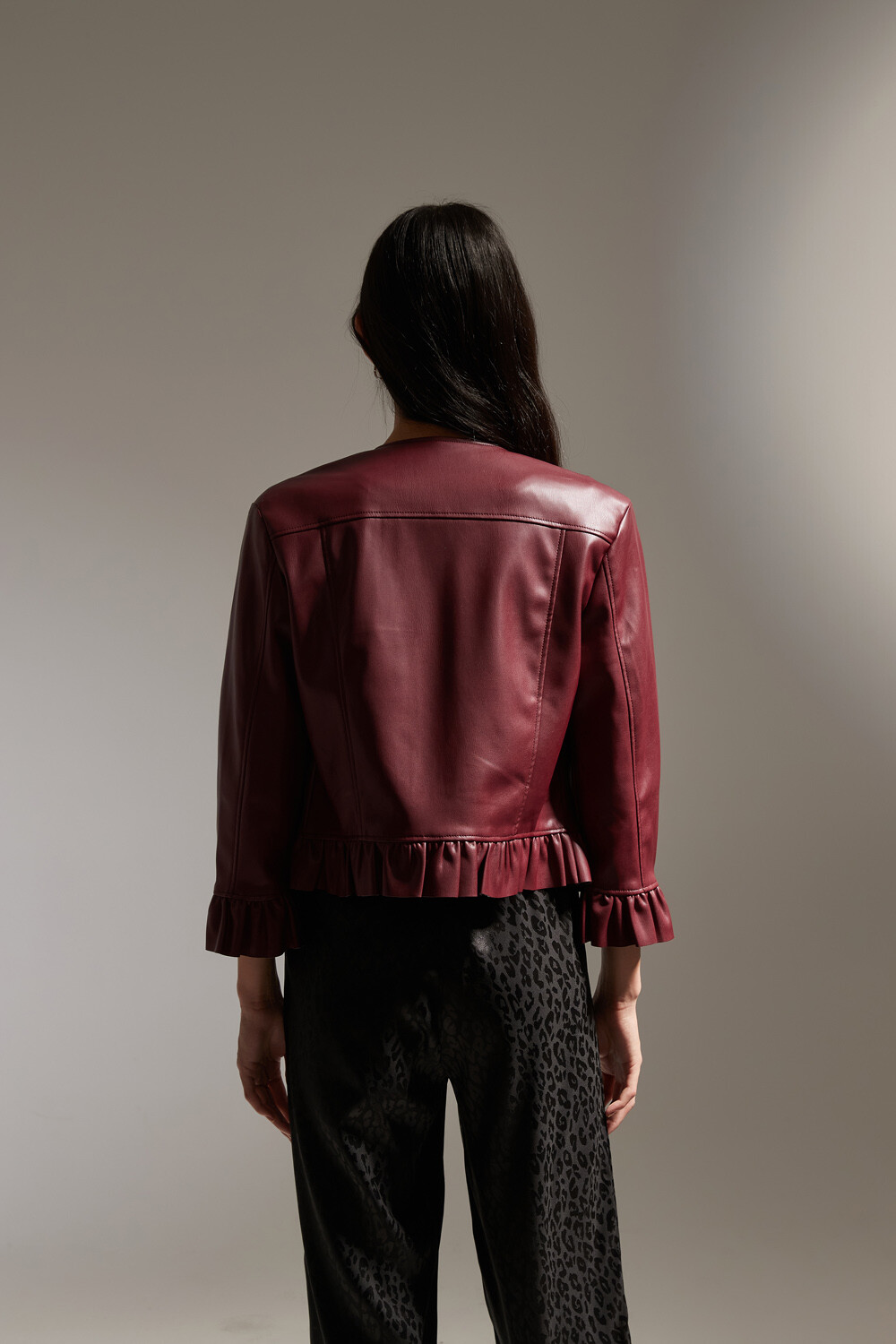 Campera Bertulia Bordeaux Oscuro