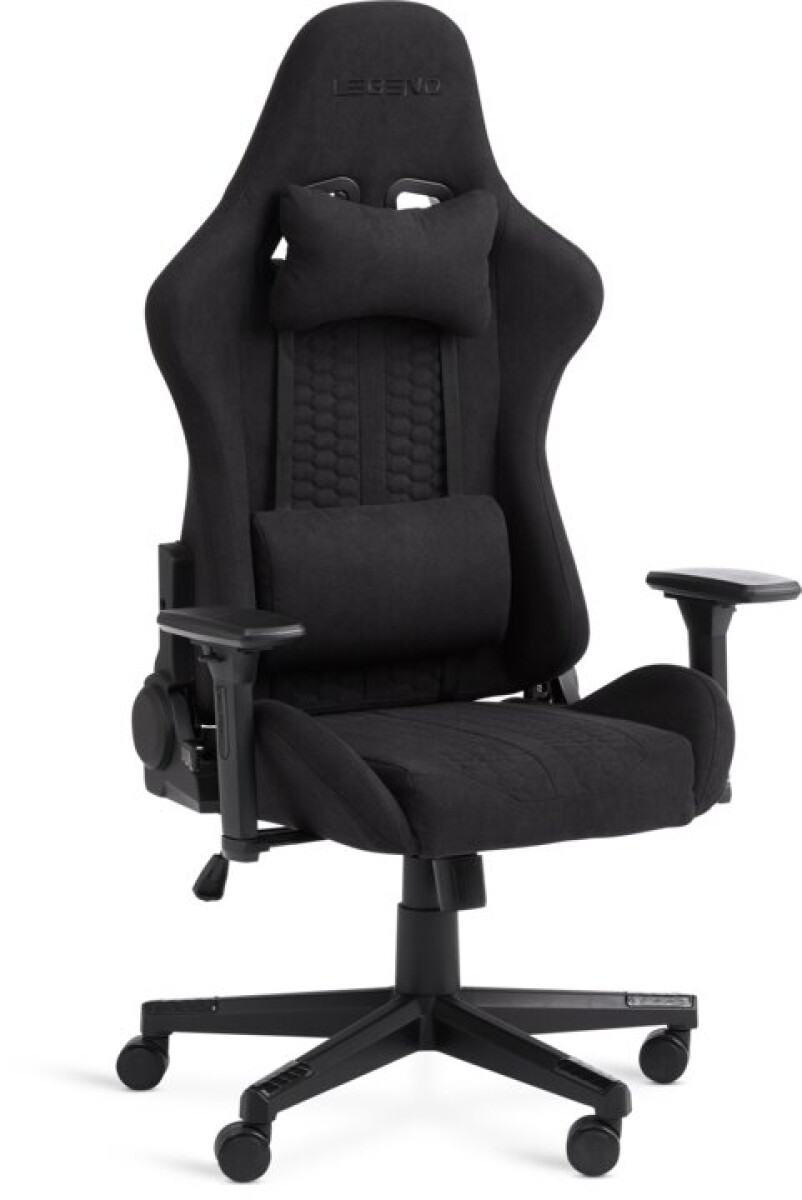 Silla gaming NIBE tela negro/negro 