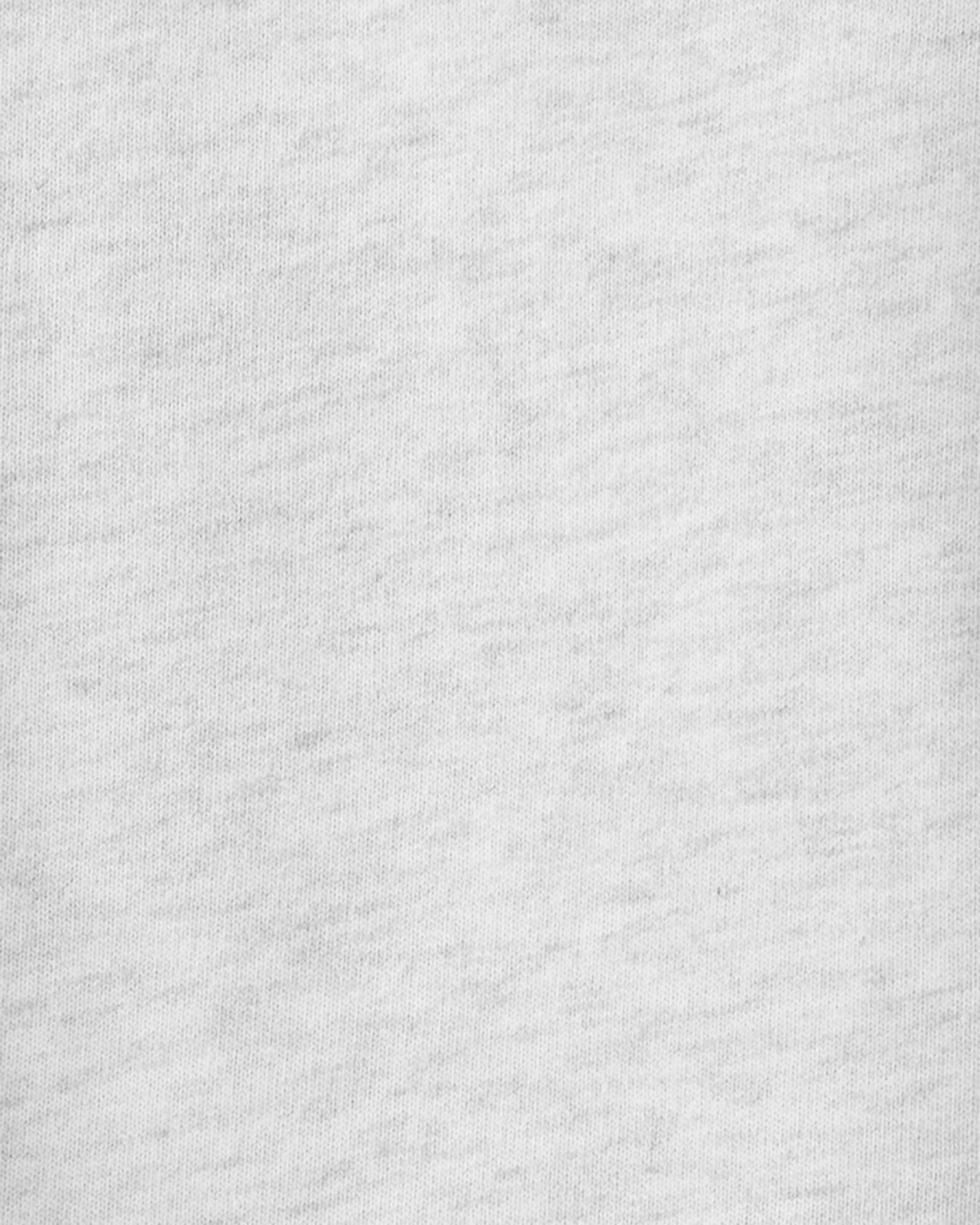 Buzo de algodón, manga larga, gris jaspeado Sin color