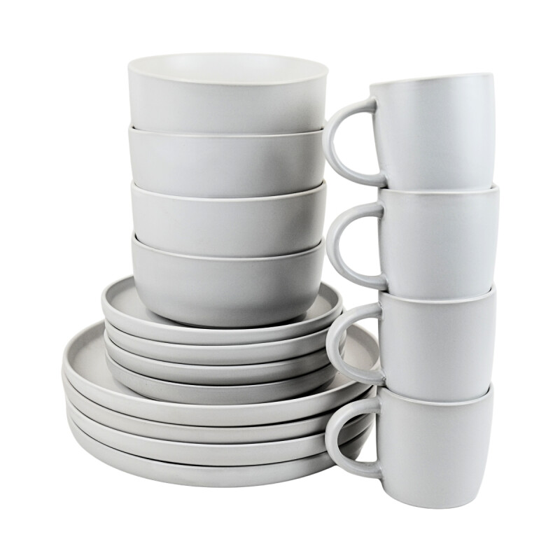 Juego vajilla 16 piezas 27/20/15/350ml BEIGE