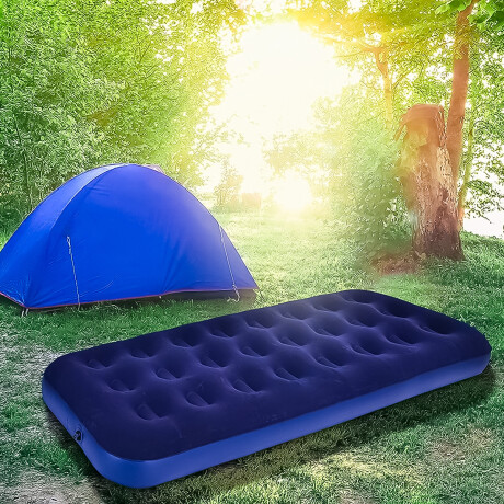 Colchón Inflable Jilong 1 Plaza Camping + Inflador Jil024040