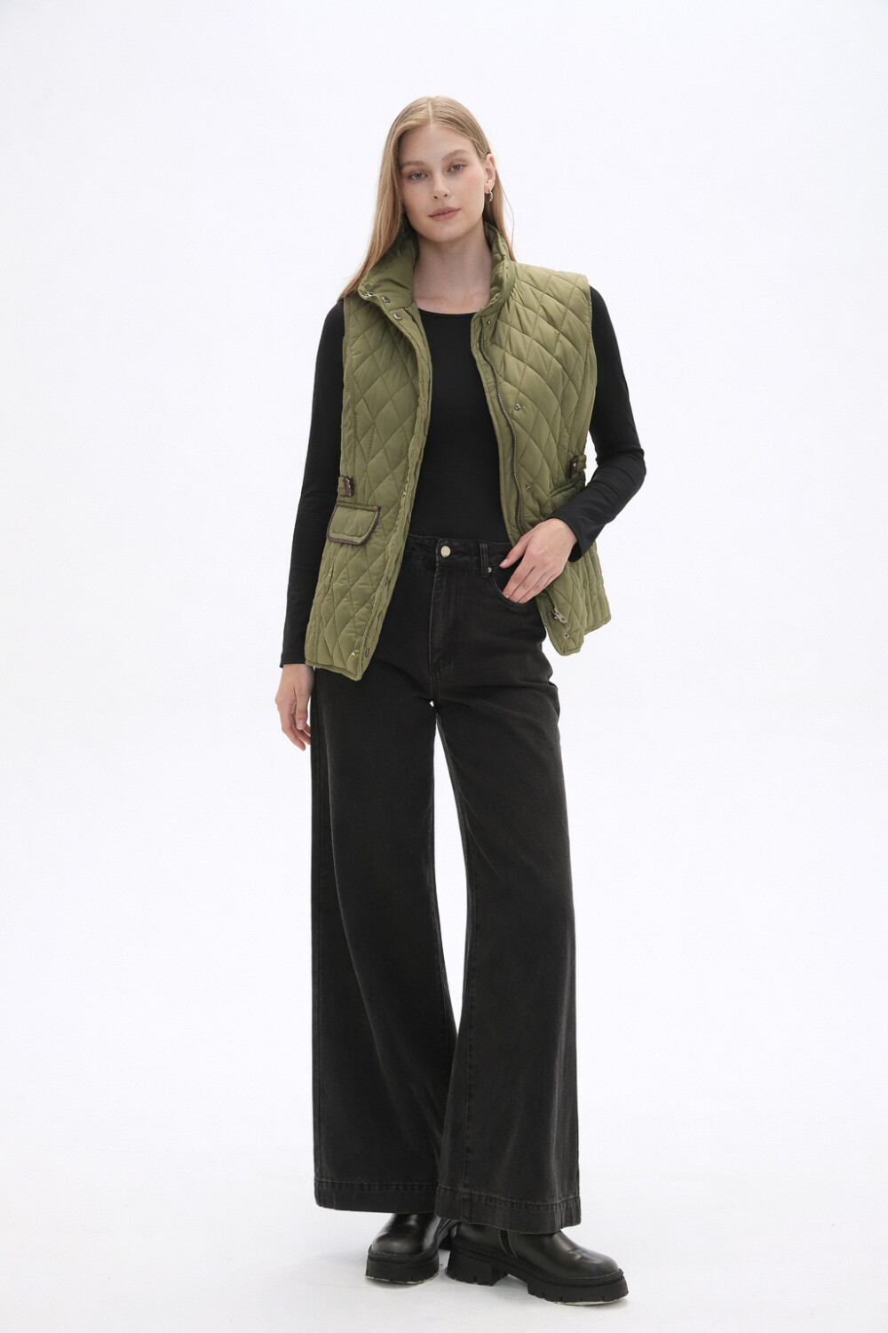 Chaleco Claunet Verde Oliva Oscuro