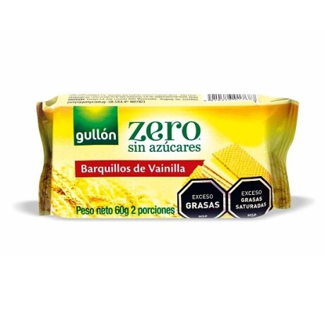 GALLETAS GULLON SIN AZUCAR WAFLE VAINILLA 60G 001