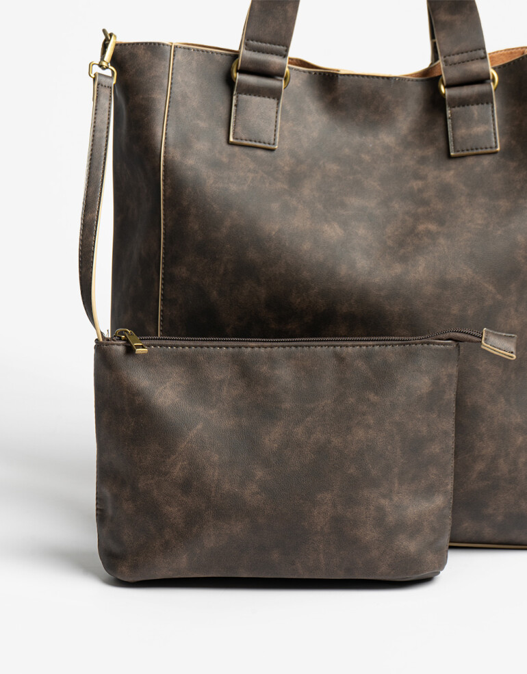 Shopper Isabag Cartera Shopper - Marron Medio