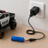Auto Policia Eléctrico Infantil Cybertruck A Control Remoto AUTO CONTROL REMOTO CYBERTRUCK POLICIA