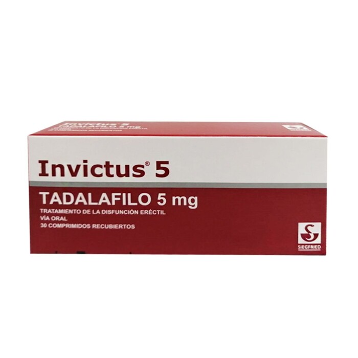 INVICTUS 5 MG. CJ X 30 COMP. REC. única