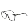 Lentes De Sol Otica Cuadrado - Mujer Negro/Negro