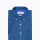 Camisa lino m/c lisa azul