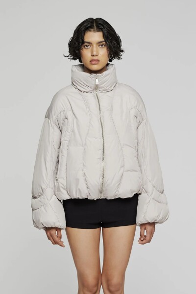 CAMPERA BOMBER Gris