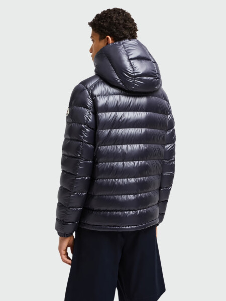 Moncler - Chaqueta rellena de plumas Doble Capucha, Besines Azul