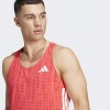 Musculosa Adidas Adizero Running Rojo