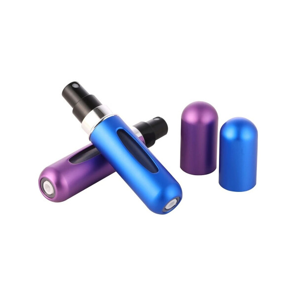 Mini Botella Atomizadora De Perfume Portátil Recargable X2 Variante Color Azul