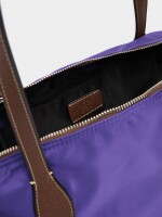 Bolso Shopper De Nylon violeta