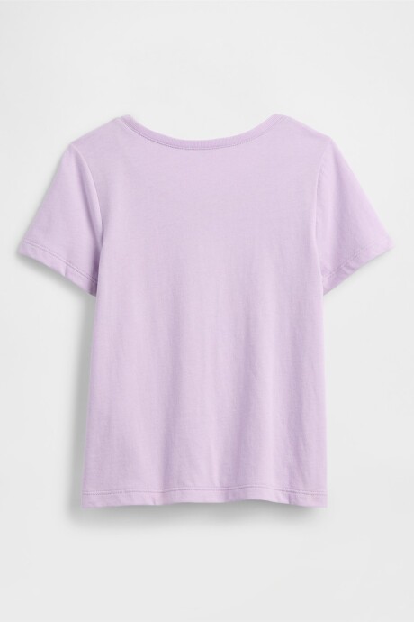 Remera Logo Gap Manga Corta Toddler Niña Nostalgic Lavender