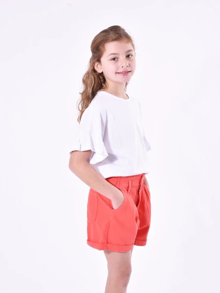 SHORT LORENZA ROJO