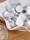 Velas pequeñas REGNER 50 unidades blanco Velas pequeñas REGNER 50 unidades blanco