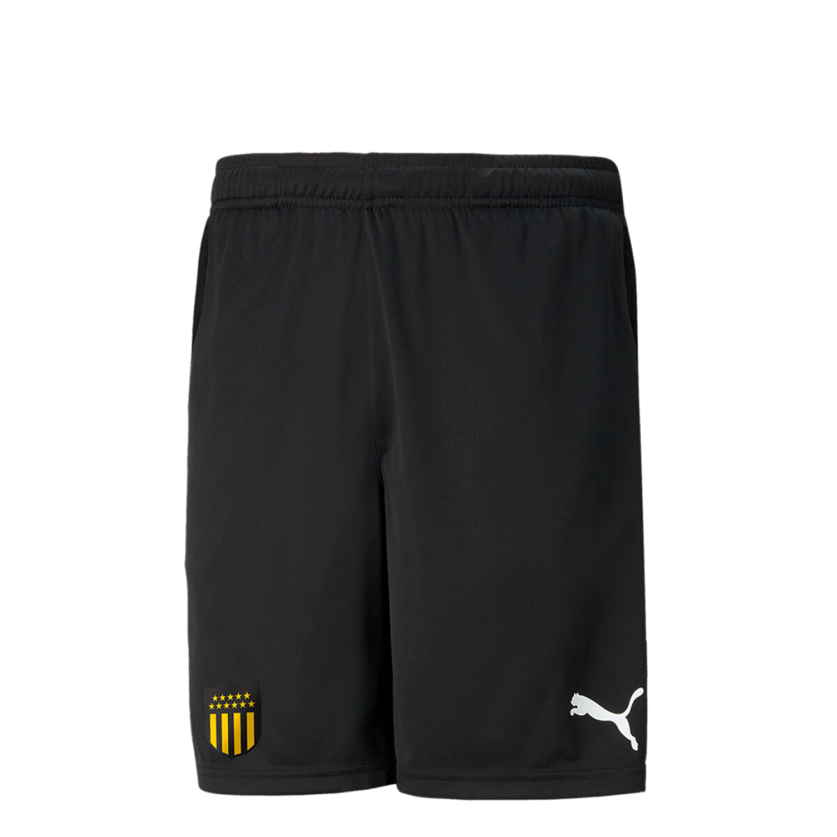 Shorts Puma Peñarol Junior Unisex - Negro - Amarillo 